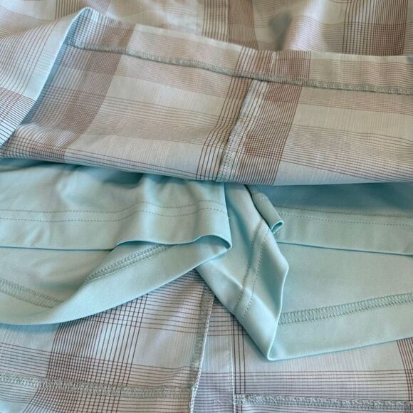 Izod FXG Cool FX Teal Plaid Golf Skort Sz 14 Tennis, Pickleball, Sports - Picture 5 of 11